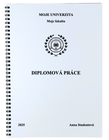 Kroužková vazba s kovovým hřbetem